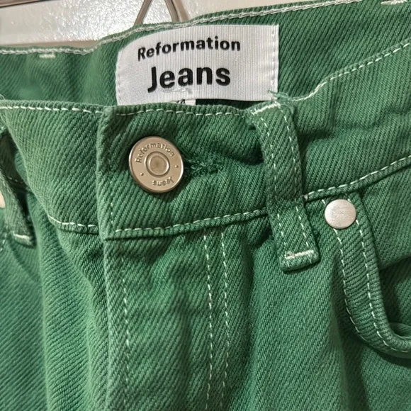 Reformation Jeans 👖- Green